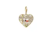Womens Beads by Thomas Sabo Ic123655657 Golden 2 Cm