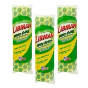 Nitty Gritty Roller Mop Refills, Green, Yellow, 3 Pack