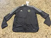 ADIDAS KIDS SOCCER TIRO 21 TRACK JACKET - Black "Legacy soccer club" L 29