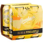 Beenleigh White Rum & Pineapple Crush Can 375mL