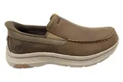 Skechers Mens Slip Ins Pollard Osgood Extra Wide Fit Leather Shoes
