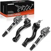 A-Premium Set of 4, Front Inner Outer Tie Rod End Kit, Compatible with Kia Sorento 2003-2009