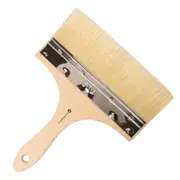 Borciani Bonazzi Professional Artist Paint Brush Extra Fine White Bristle Series 208 Size 200mm Double Thickness
