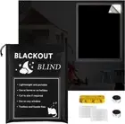 Portable 100% Blackout Blinds (406Cm X 170Cm) DIY Blackout Shades/Temporary for