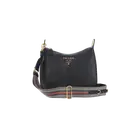 Prada Vitello Hobo Crossbody Bag Black