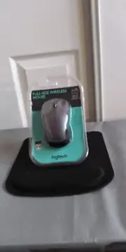 Logitech Full-Size Wireless Mouse M310 Black & Grey Bat USB Receiver & Mouse PAD