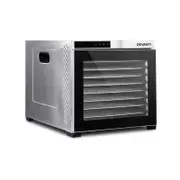 Devanti Food Dehydrators Beef Jerky Dehydrator Fruit Dryer Stainless Steel