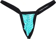 lclvld Herren Slips Mesh String Männer Tanga Mini Thong Low Rise G-String Atmungsaktives Unterwäsche Erotik Dessous Höschen