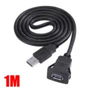 Car RV USB Socket Cabe USB2.0 Auto Car Flush Mount Extension Cord Dashboard Pane