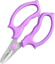 HAKIDZEL Durable Garden Scissors with Ergonomic Non Slip Handles Practical Flower Branch Shear for Gardening Floral Arrangements Stainless Steel Material for Long Lasting Use Random Color