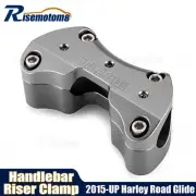 Non-Slip Sand-Blasting 1.25" Handlebar Top Clamp For Harley Road Glide 2015+