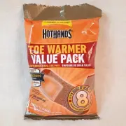 HOTHANDS TOE WARMERS Value Pack of SIX and up to 8 hrs of Heat!