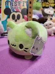 Meowchi Cat Green Tea Plush Tasty Peach Aurora