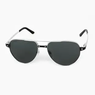 Cartier CT0425S 卡地亞品牌太陽眼鏡｜潮流復古偏光飛行員款防紫外線墨鏡 男生品牌眼鏡框【幸子眼鏡】