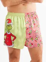 The Grinch Mens Satin Boxer