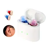 Mini 1 pair of invisible hearing aids digital sound amplifier