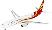 Pre-Built Model Aircraft 9CM 1/400 Hainan Airlines for Boeing B737-800 B-5083 B-5089 Scale Model Airplane Replica Aviation Display Piece Miniature Airplane Model(B-5083)