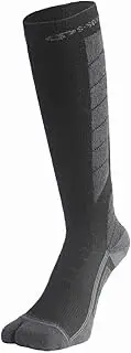 S-SOXPRO(エスソックスプロ) SP-1412 BK Socks, Tabi Type, Snowboarding, Skiing, Graduated Compression Design, Uses Drirelease Wool High-Performance Material, Fresh Guard to Prevent Odor