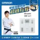 【OMRON 歐姆龍】電子體重計/體脂計 HBF-217(白色)