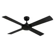 52" (1300mm) Caprice Pro AC Ceiling Fan only with LCD Remote in Black/Silver/White