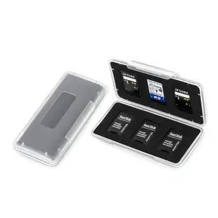 【可收納6片】SD記憶卡盒 相機記憶卡盒 記憶卡盒 SD卡盒 記憶卡收納盒 SD卡收納盒