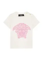 Versace Kids Medusa-print Stretch-cotton T-shirt - Pink Light - 18/24M (18 Months) 18/24M (18 months)