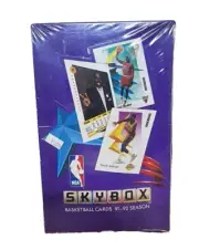 1991 SKYBOX BASKETBALL CARD NEW FACTORY SEAL UNOPEN UNSEACH ORIGINAL SHRINK WRAP