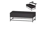 Foret Coffee Table Lift Up Top 2-Tier Dining Tea Side Hidden Storage Shelf Desk