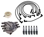 ACDelco Ignition Kit Distributor Rotor Cap Wire Spark Plugs for S10 Sonoma 4.3L