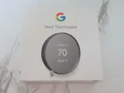 Google Nest G4CVZ Smart Wifi Programmable Thermostat Charcoal Gray ~NEW IN BOX~