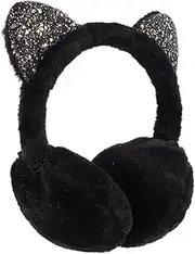 [SHERCHPRY] Skiing Snowboarding Earmuff Cat Ears Adorable Plush Ear Warmer for Winter