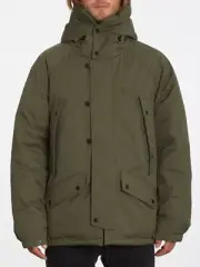 Service Green Volcom Madward 5K parka coat - Large, Brand new with Tags