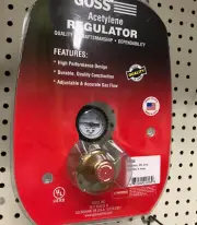 GOSS EA-2G ACETYLENE REGULATOR FOR MC TANK