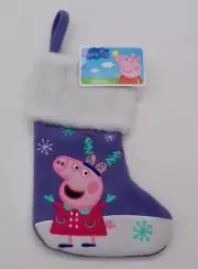 Peppa Pig Holiday Christmas Stocking by Ruz FREE SHIPPING New With Tags