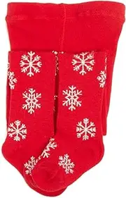 [Jefferies Socks] LLC Baby-Girls Newborn Snowflake Tight