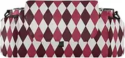miaozhen Trendy Maroon Red Checkered Rhombus Plaid stroller organizer for double stroller stroller caddy with cup holders zip pocket accesorios para carro de ni?os para frio accesorios para
