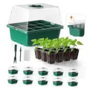 Seed Starter Tray, 10PCS Seed Starter Kit, Seedling Starter 10 packs Green
