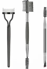 SNYHZ 3Pcs Eyebrow Brush Eyelash Separator Brow Comb & Lash Spoolie Professional Eye Makeup Tools