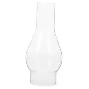 Oil Lamp Chimney, Kerosene Lampshade, 2 Inch Base Oil Lamp Globe, Clear Glass