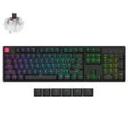 Keychron K10v2 Hot Swappable Wireless Mechanical Keyboard RGB Backlit Aluminium Frame - Keychron Super Brown Switch (KBKCK10XJ3)