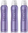 secret temptation Romance Deodorant 225 ml (Pack of 3) Deodorant Spray - For Wom
