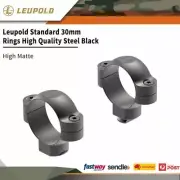 Leupold Standard 30mm Rings High Quality Steel Black High Matte #le49959