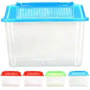 5 Pcs Portable Fish Tank Pet Box Tortoise Aquarium Mini Case Travel