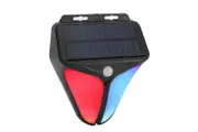 New Solar Infrared Motion Sensor Alarm With Red Blue Light For Home Garden Carage Shed Carvan Security Alarm System