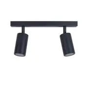 CLA LIGHTING Outdoor Adjustable Bar Spot Light - 2 Heads - GU10 - Matte Black