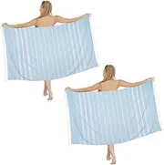 Dlebay Beach Towel 2 Pack,Sand Free Beach Towels Oversized 39 x 72,Turkish Beach Towel Quick Dry Towel,Lightweight Pool Towels for Adults Travel Towel,Cool Beach Essentials Super Absorbent Towels