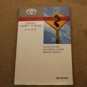 2022 22 Toyota Camry/Hybrid Navigation and Multimedia System Owner's Manual