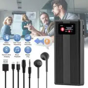 500 Hr Supports 128GB Spy Digital Voice Activated Recorder Mini Audio MP3 Player