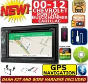 CHEVY-GMC GPS NAVIGATION Cd Dvd Bluetooth Radio Stereo Double Din Dash Kit Car (for: Chevrolet)