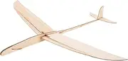 KICHOUSE Wooden Airplane Craft Kit Hand Thrown Plane for Birthday DIY Model Aircraft